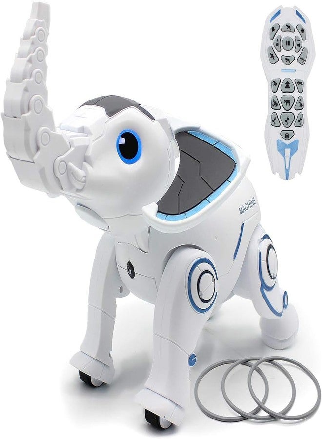 Samtop Programmable Remote Control Elephant Robot with Dance and Sound for Kids - Image 1